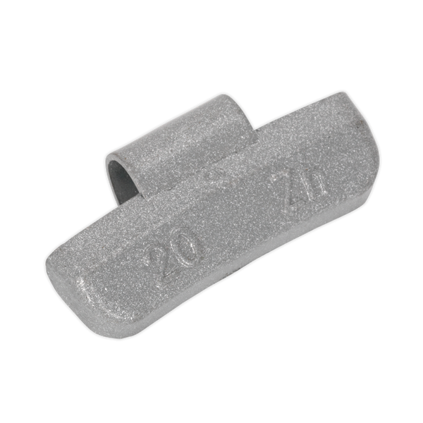 Sealey WWAH20 20g Wheel Weights Hammer-On Plastic Coated Zinc - Alloy Wheels - Pack of 100