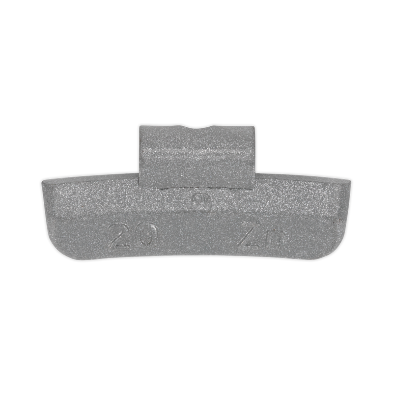 Sealey WWAH20 20g Wheel Weights Hammer-On Plastic Coated Zinc - Alloy Wheels - Pack of 100
