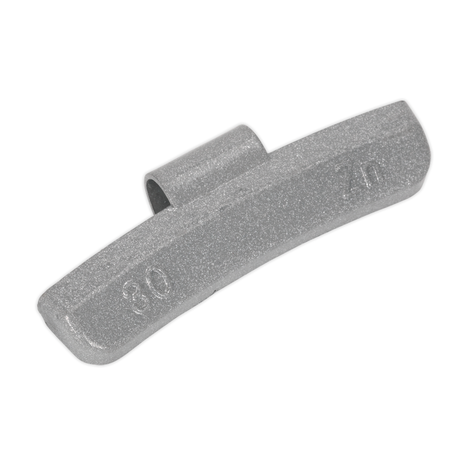 Sealey WWAH30 30g Wheel Weights Hammer-On Plastic Coated Zinc - Alloy Wheels - Pack of 100