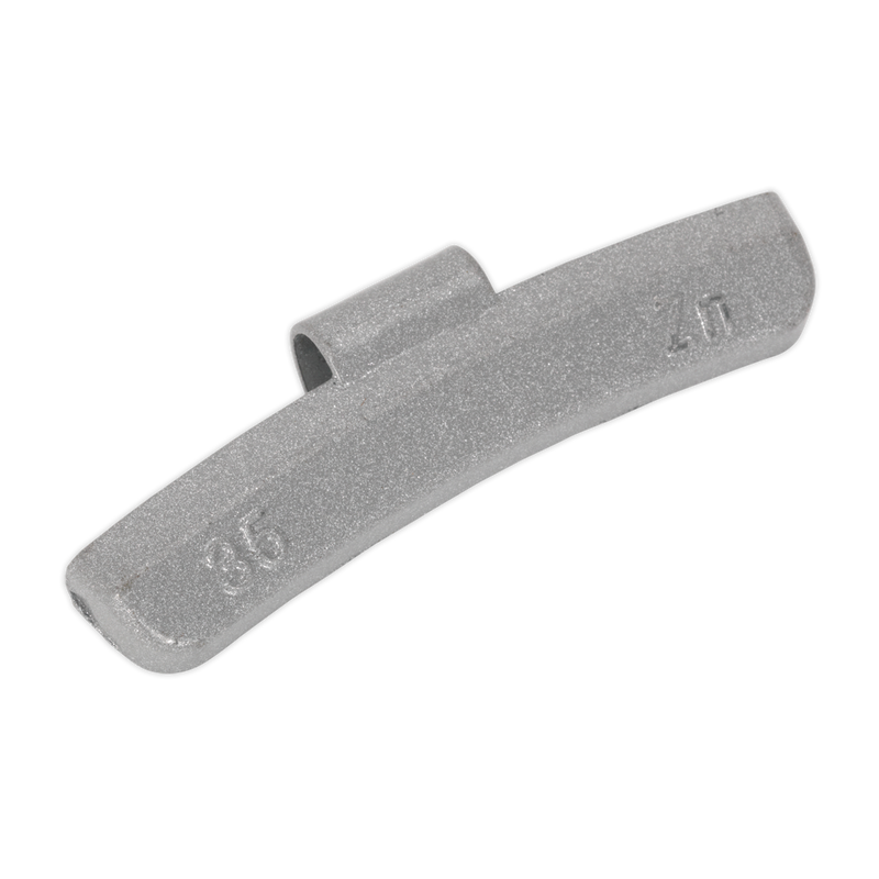 Sealey WWAH35 35g Wheel Weights Hammer-On Plastic Coated Zinc - Alloy Wheels - Pack of 50