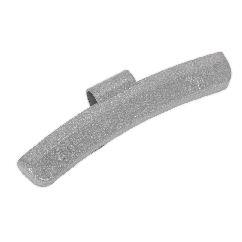 Sealey WWAH40 40g Wheel Weights Hammer-On Plastic Coated Zinc - Alloy Wheels - Pack of 50