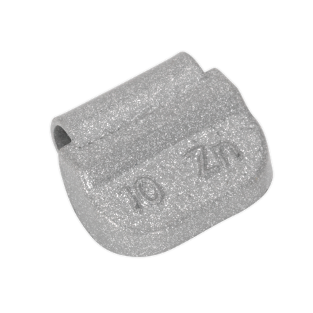 Sealey WWSH10 10g Wheel Weights Hammer-On Zinc for Steel Wheels - Pack of 100