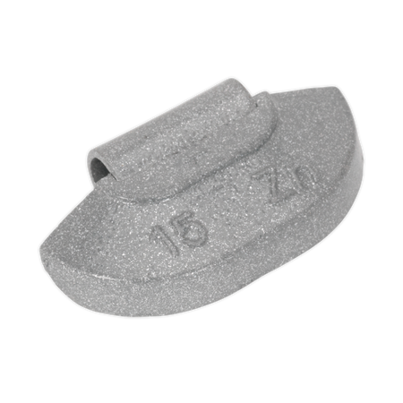 Sealey WWSH15 15g Wheel Weights Hammer-On Zinc for Steel Wheels - Pack of 100