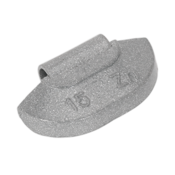 Sealey WWSH15 15g Wheel Weights Hammer-On Zinc for Steel Wheels - Pack of 100