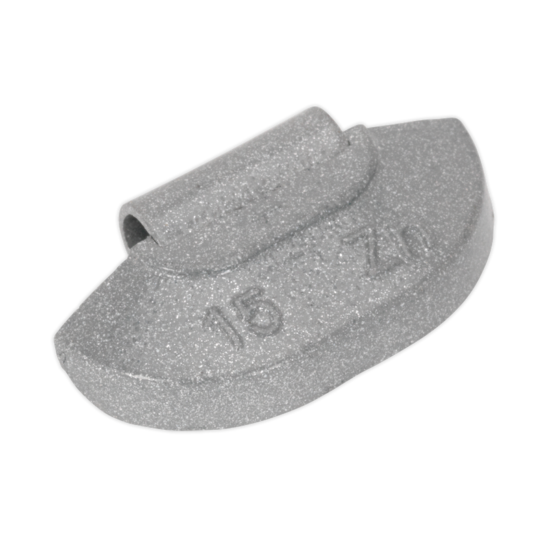 Sealey WWSH15 15g Wheel Weights Hammer-On Zinc for Steel Wheels - Pack of 100