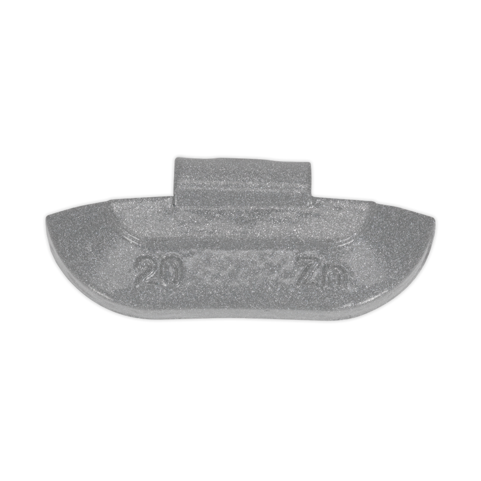 Sealey WWSH20 20g Wheel Weights Hammer-On Zinc for Steel Wheels - Pack of 100