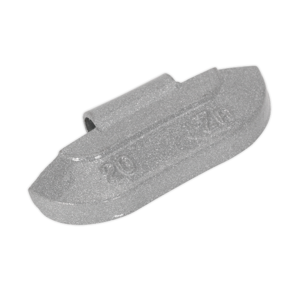 Sealey WWSH20 20g Wheel Weights Hammer-On Zinc for Steel Wheels - Pack of 100
