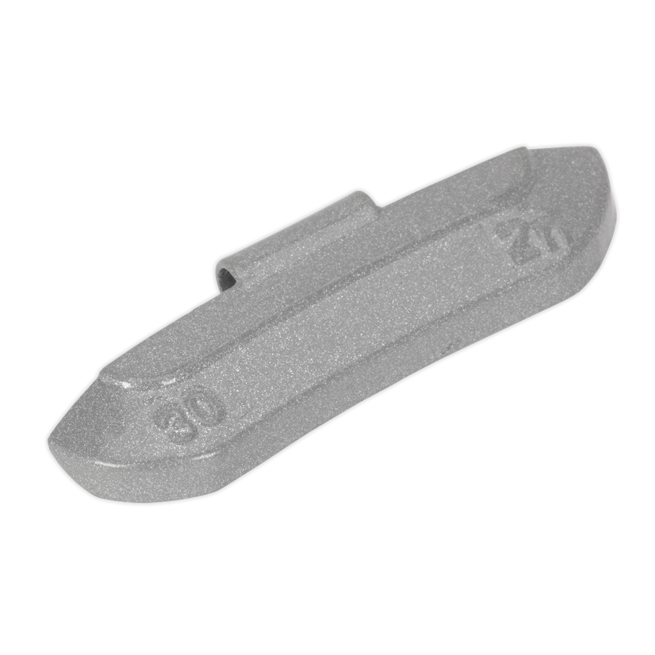 Sealey WWSH30 30g Wheel Weights Hammer-On Zinc for Steel Wheels - Pack of 100