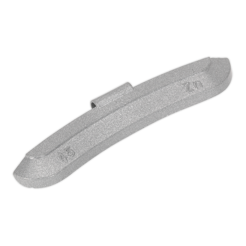 Sealey WWSH45 45g Wheel Weights Hammer-On Zinc for Steel Wheels - Pack of 50