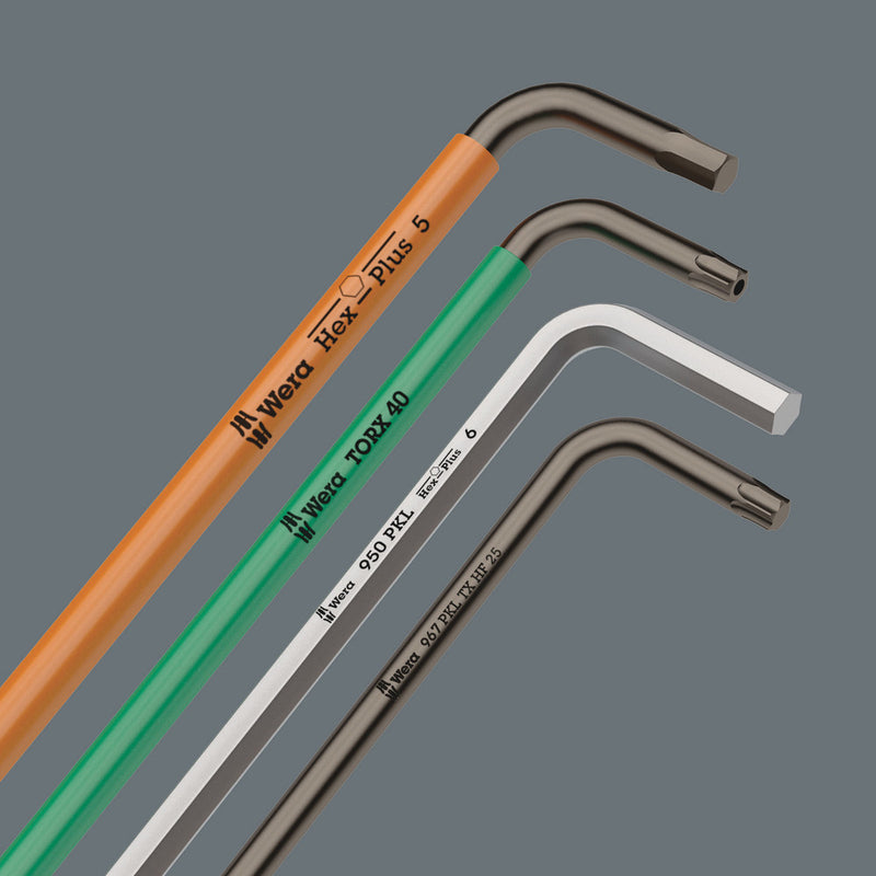 Wera 05024483001 967 SXL TORXÃ‚Â® L-key Multicolour, long, TX 10 x 112 mm