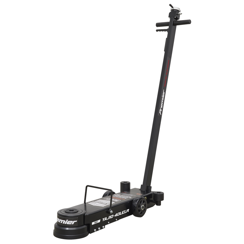 Sealey YAJ10-40LELR 10-40tonne Air Operated Low Entry/Long Reach Telescopic Jack