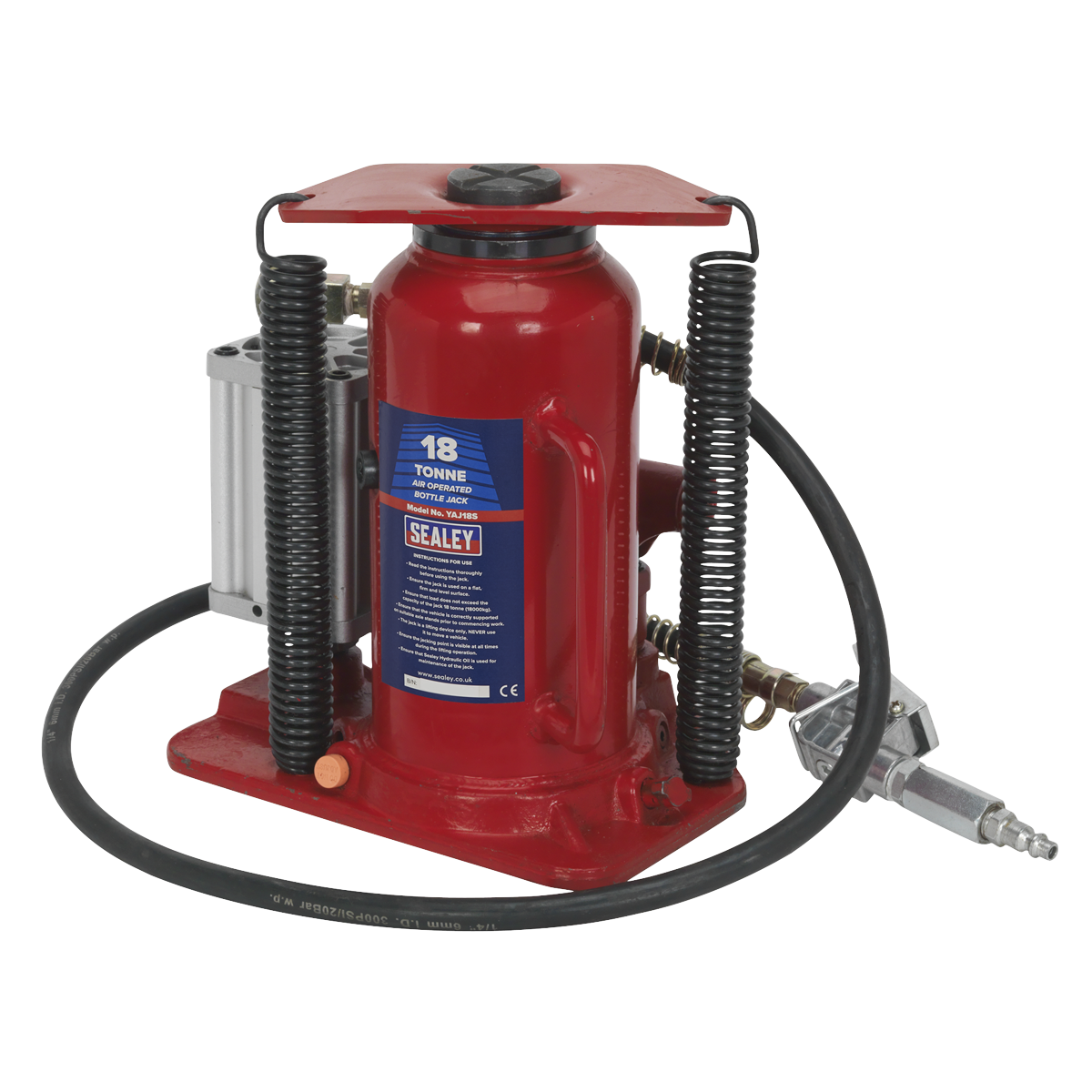 Sealey YAJ18S 18tonne Air Operated Bottle Jack