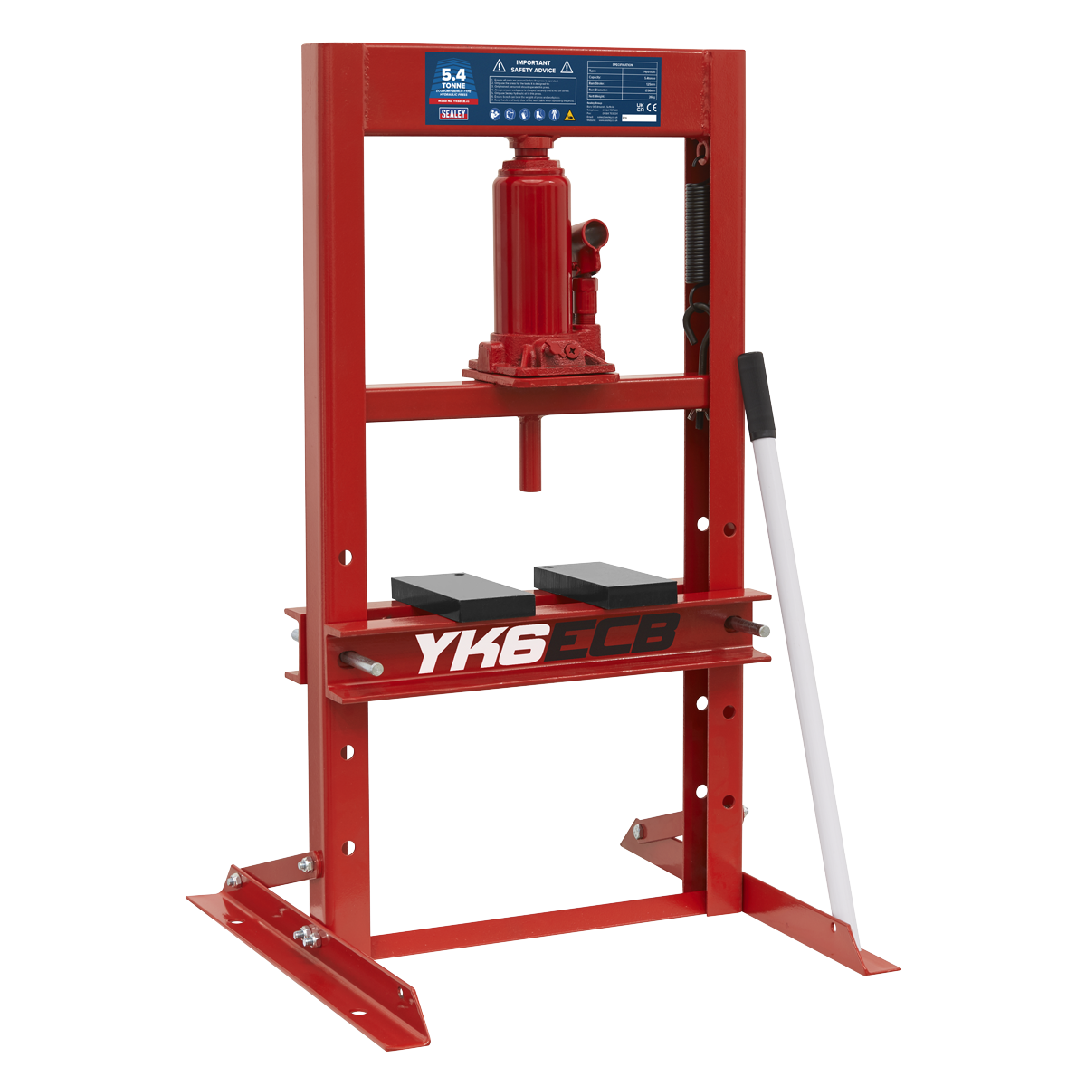 Sealey YK6ECB 5.4tonne Economy Bench Type Hydraulic Press