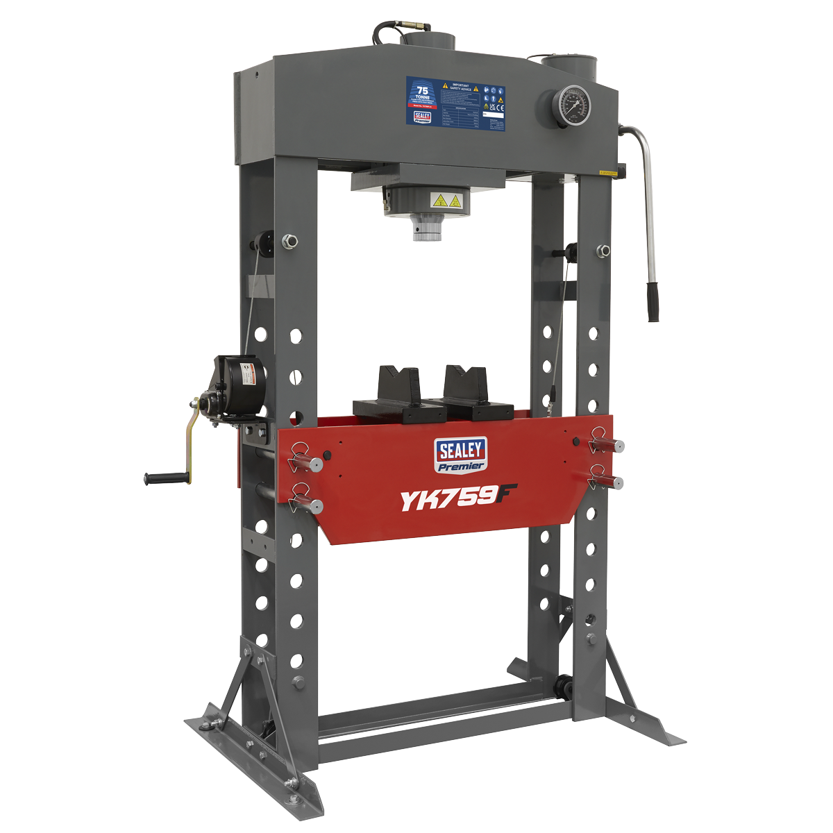 Sealey YK759F 75tonne Floor Type Hydraulic Press