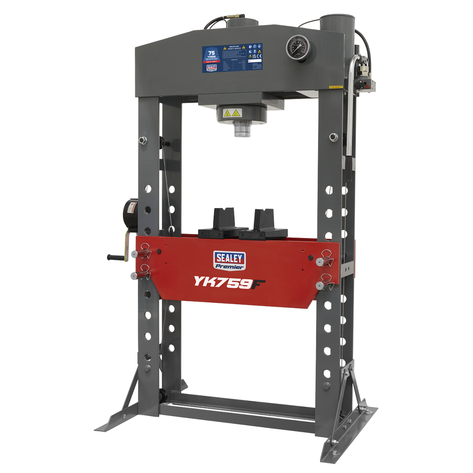 Sealey YK759F 75tonne Floor Type Hydraulic Press