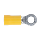 Sealey YT18 5.3mm (2BA) Yellow Easy-Entry Ring Terminal - Pack of 100