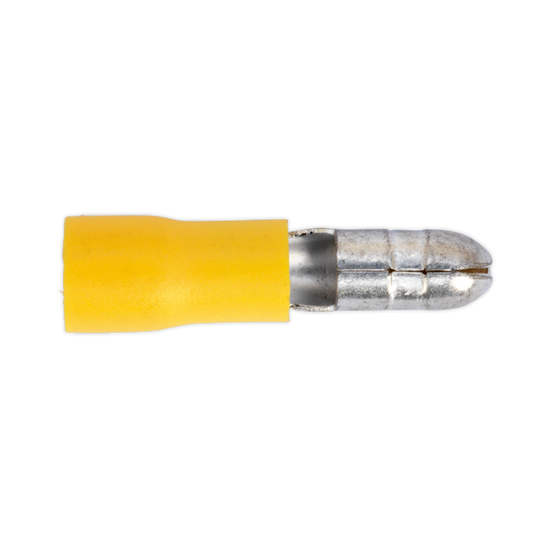 Sealey YT21 5mm Yellow Bullet Terminal - Pack of 100