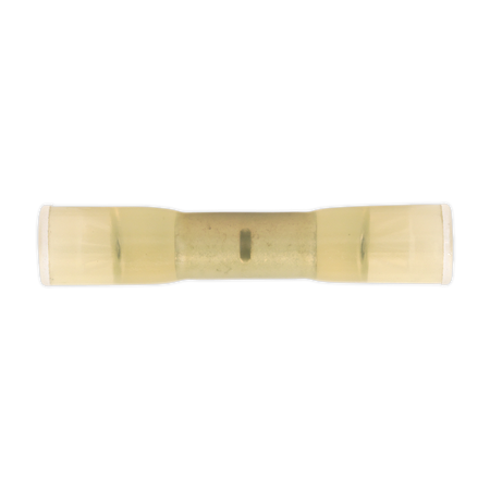 Sealey YTCS10 5.9mm Cold Seal Butt Connector Yellow - Pack of 10