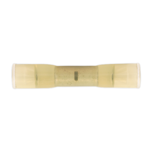 Sealey YTCS10 5.9mm Cold Seal Butt Connector Yellow - Pack of 10