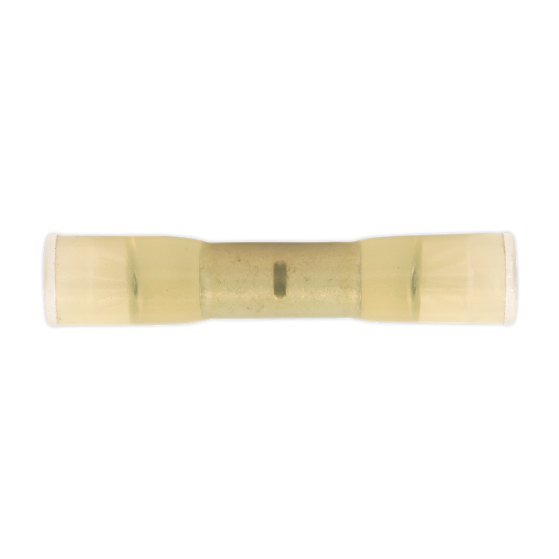 Sealey YTCS10 5.9mm Cold Seal Butt Connector Yellow - Pack of 10