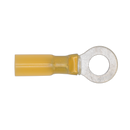 Sealey YTSR2584 8.4mm Yellow Heat Shrink Ring Terminal - Pack of 25