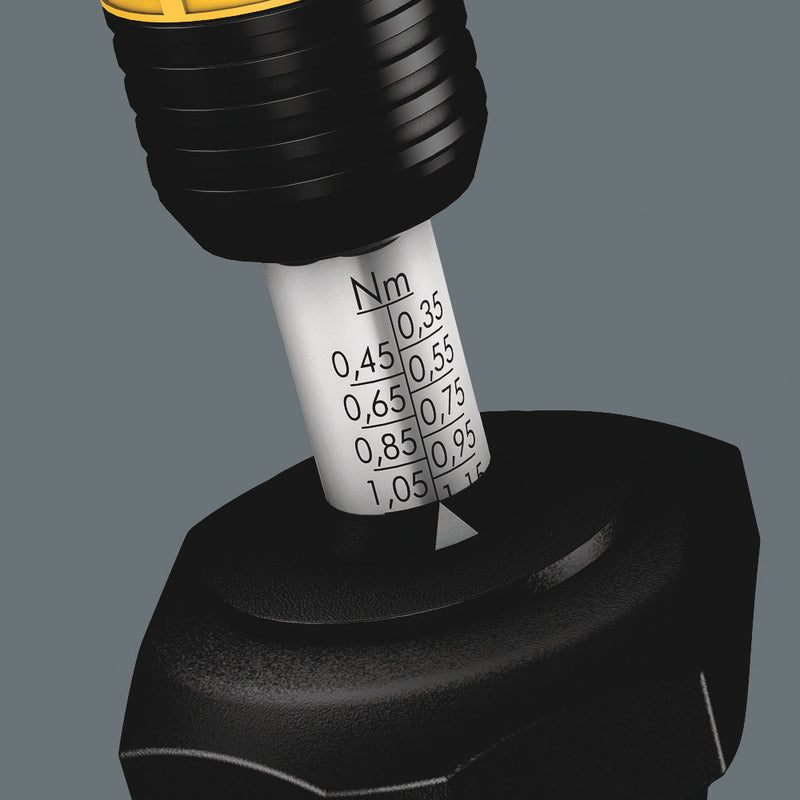 Wera 05074780001 Series 7400 Kraftform ESD adjustable torque screwdrivers (0.1-3.0 Nm) with Rapidaptor quick-release chuck, 7430 ESD x 0.10-0.34 Nm