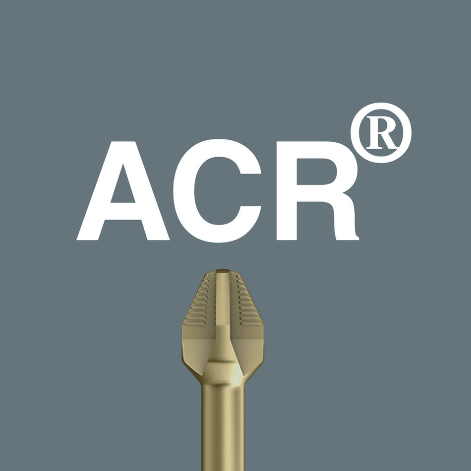 Wera 05160901001 853/4 Harpoon ACR bits, PH 2 x 50 mm
