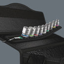 Wera 05003973001 Belt B 4 Zyklop socket set, 3/8" drive, 9 pieces