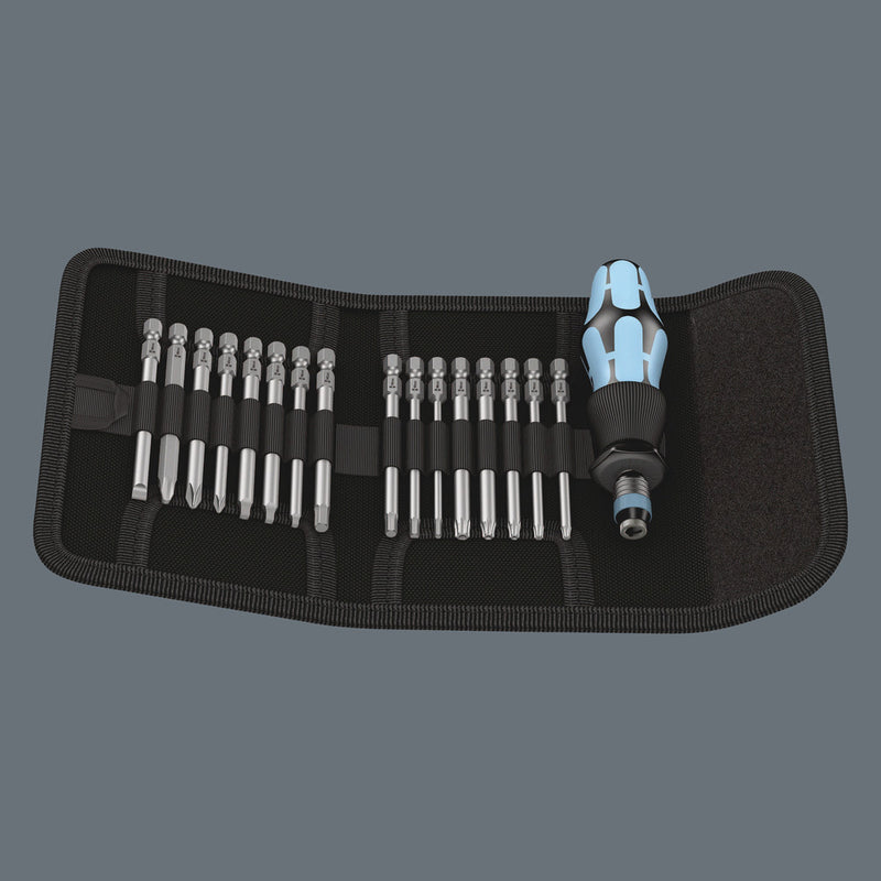 Wera 05071116001 Kraftform Kompakt 60, stainless, 17 pieces