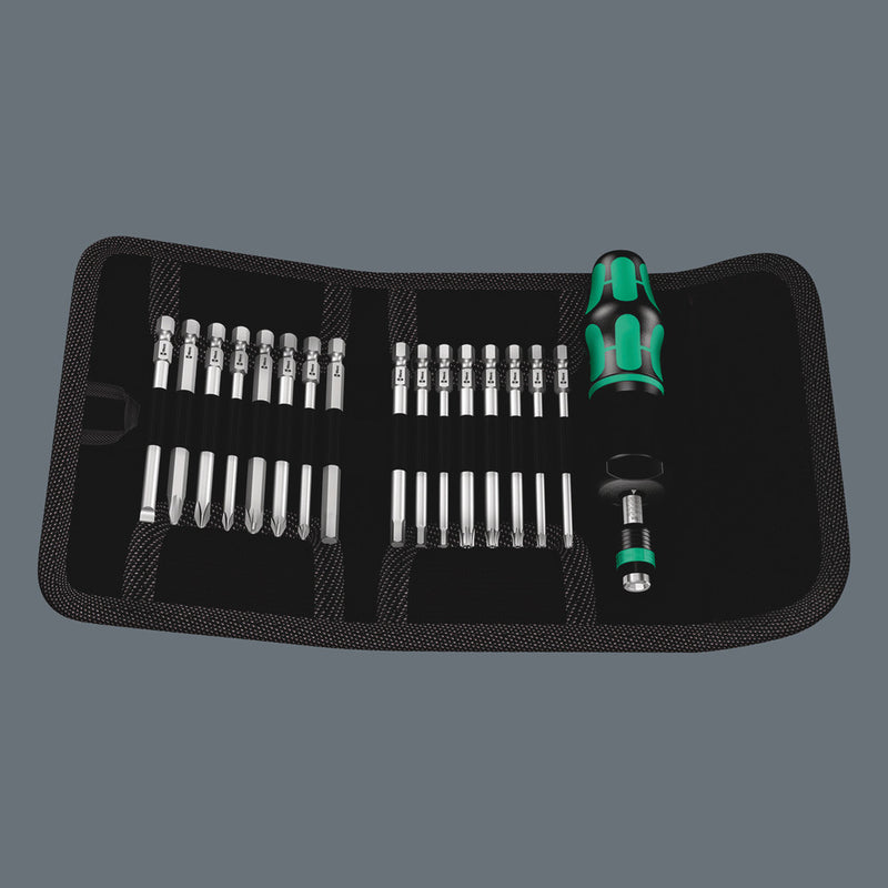 Wera 05059293001 Kraftform Kompakt 60 Torque 1.2 - 3.0 Nm, 17 pieces