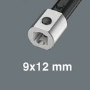 Wera 05078625001 7771 Ring spanner insert, 9x12 mm, 12 x 44 mm
