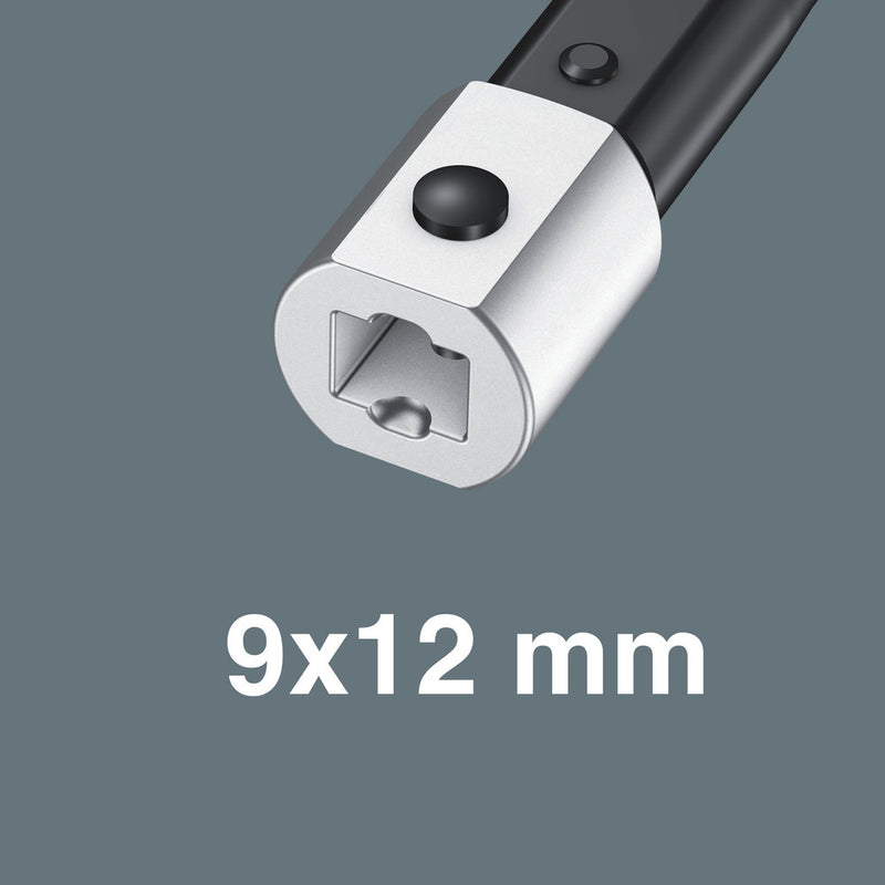 Wera 05075672001 Click-Torque XP 3 pre-set adjustable torque wrench for insert tools, 15-100 Nm, 15 Nm, 9x12 x 15.0 Nm x 15-100 Nm