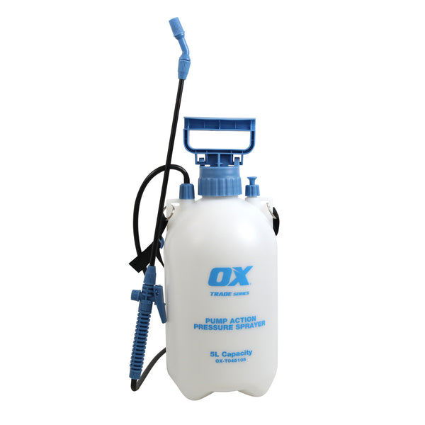 OX Tools OX-T045105 Trade Pump Action Pressure Sprayer - 5 Litre