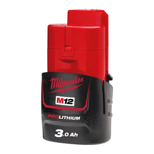 Milwaukee 4932451388 M12 B3 3.0Ah Battery 12V REDLITHIUM Twin Pack
