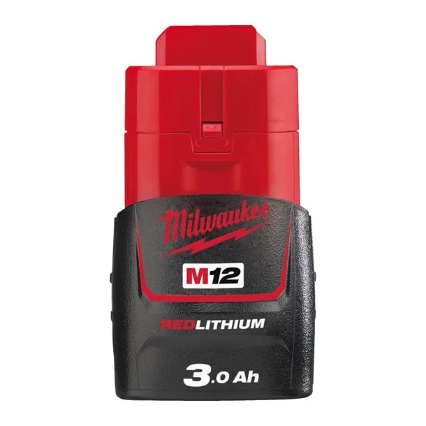 Milwaukee 4932451388 M12 B3 3.0Ah Battery 12V REDLITHIUM Twin Pack
