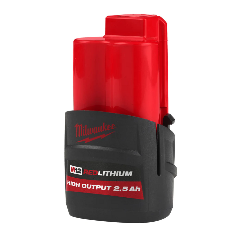 Milwaukee 4932480164 M12 HB2.5 High Output 2.5 AH Battery
