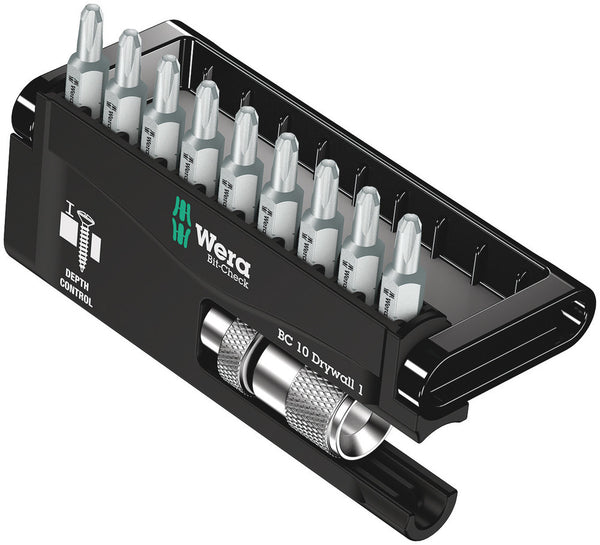 Wera 05136011001 Bit-Check 10 Drywall 1, 10 pieces