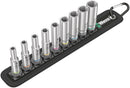 Wera 05004525001 Belt A Deep 1 socket set, 1/4" drive, 9 pieces
