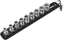Wera 05003970001 Belt B 1 Zyklop socket set with holding function, 3/8" drive, 10 pieces