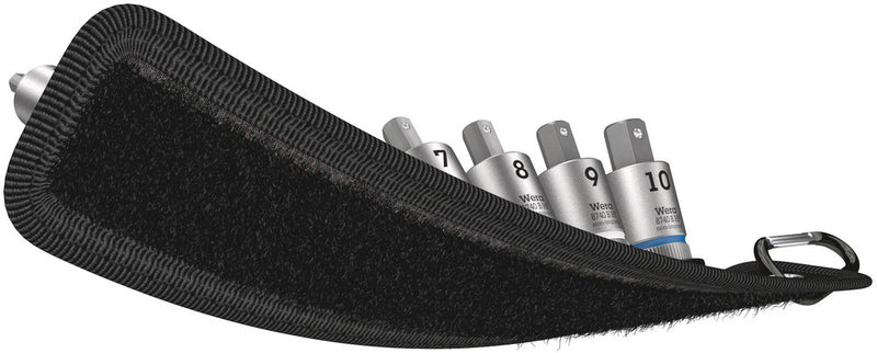 Wera 05003971001 Belt B 2 Zyklop In-Hex-Plus bit socket set with holding function, 3/8" drive, 8 pieces