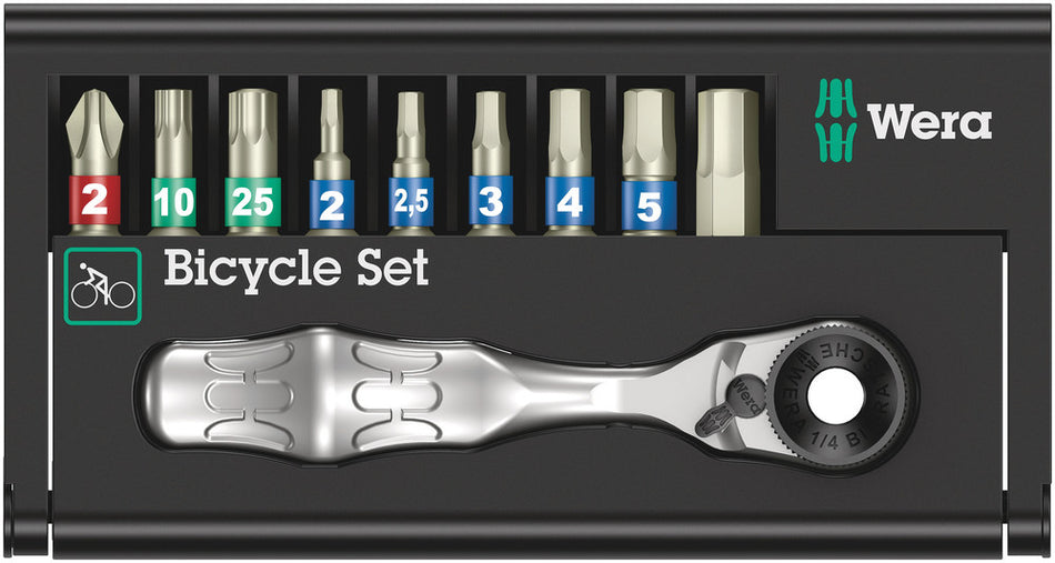 Wera 05004177001 Bicycle Set 9, 10 pieces