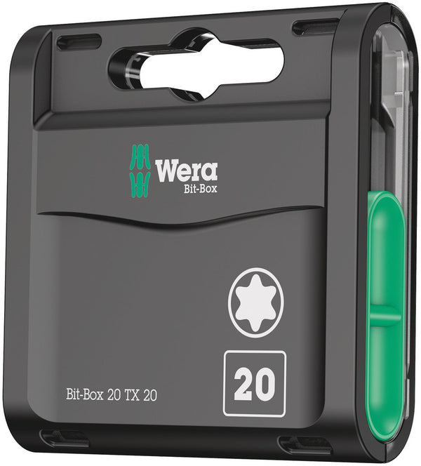 Wera 05057770001 Bit-Box 20 TX, TX 20 x 25 mm, 20 pieces