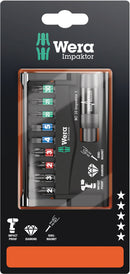 Wera 05073980001 Bit-Check 10 Impaktor 1 SB, 10 pieces