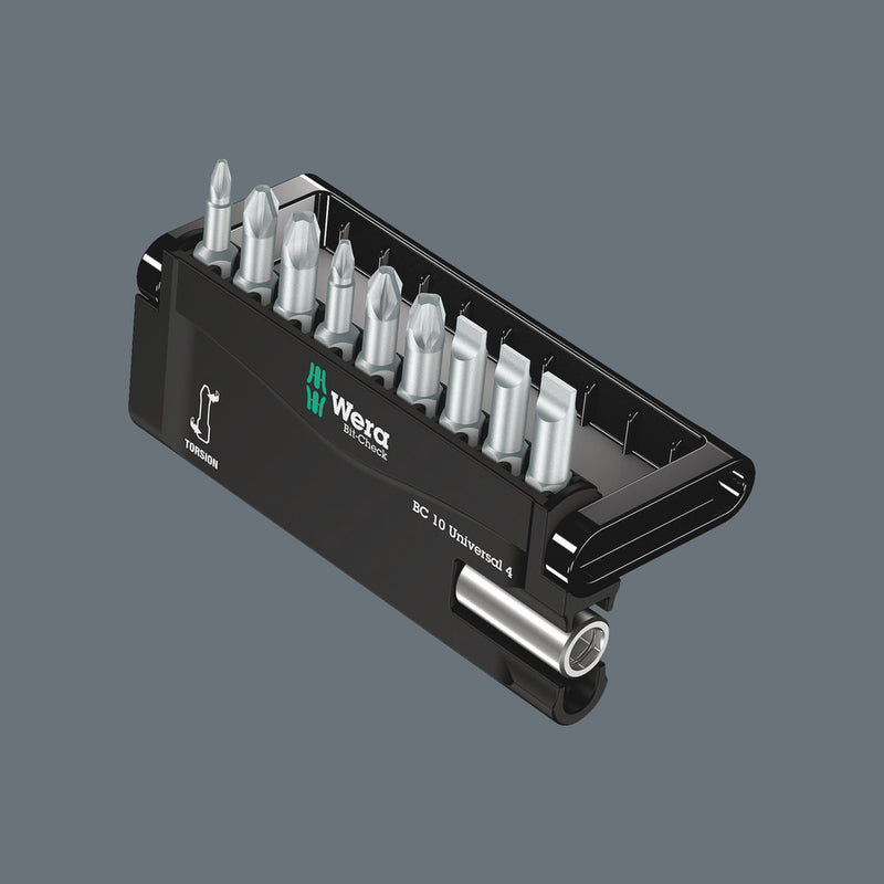 Wera 05056159001 Bit-Check 10 Universal 4, 10 pieces