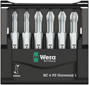 Wera 05056471001 Bit-Check 6 PZ Universal 1, 6 pieces