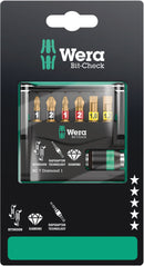 Wera 05073419001 Bit-Check 7 Diamond 1 SB, 7 pieces