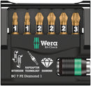 Wera 05057412001 Bit-Check 7 PZ Diamond 1, 7 pieces