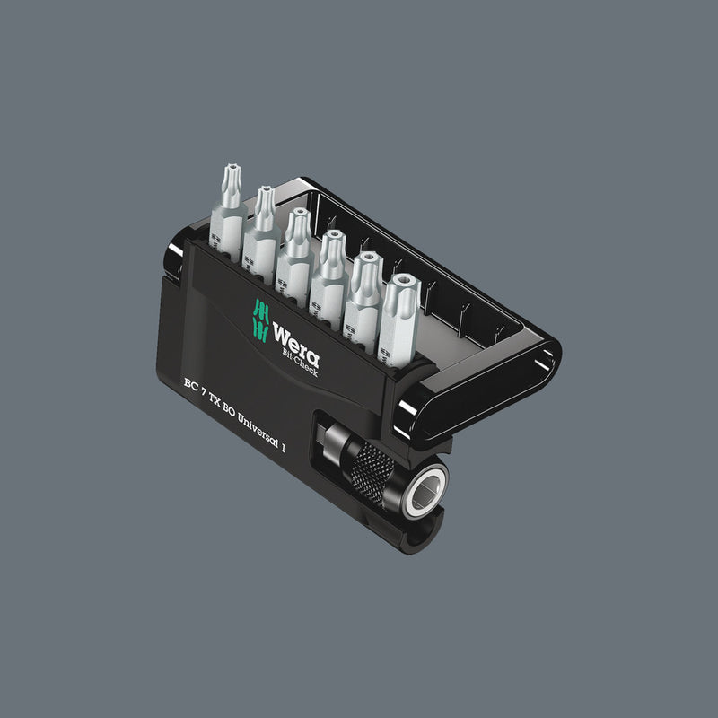 Wera 05056158001 Bit-Check 7 TX BO Universal 1, 7 pieces