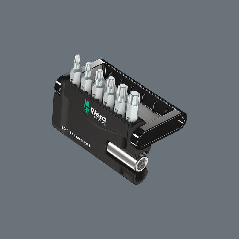 Wera 05056294001 Bit-Check 7 TX Universal 1, 7 pieces