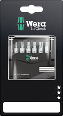 Wera 05073404001 Bit-Check 7 TX Universal 1 SB, 7 pieces